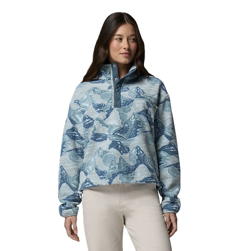 COLUMBIA W Helvetia™ Ii Printed Cropped Half Snap på