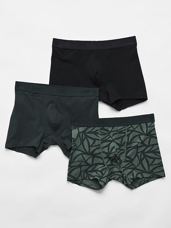 SOC M Cotton Boxer 3P på