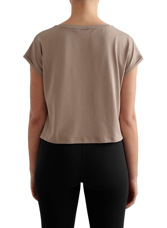 AIM´N Soft Basic Roll Sleeve Top på