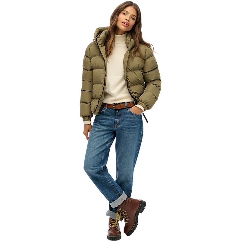 SUPERDRY W Hood Sport Puff Jkt på