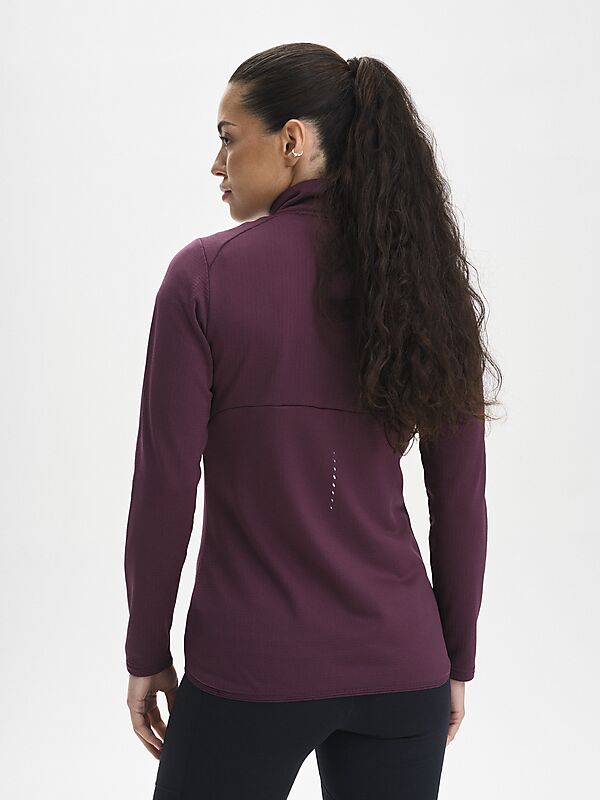 SOC W Run Warm Up Zip på