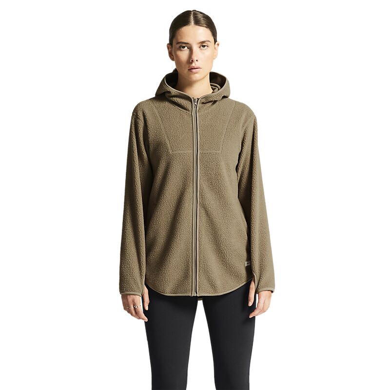 CRAFT W Join Pile Fleece Fz Hood på