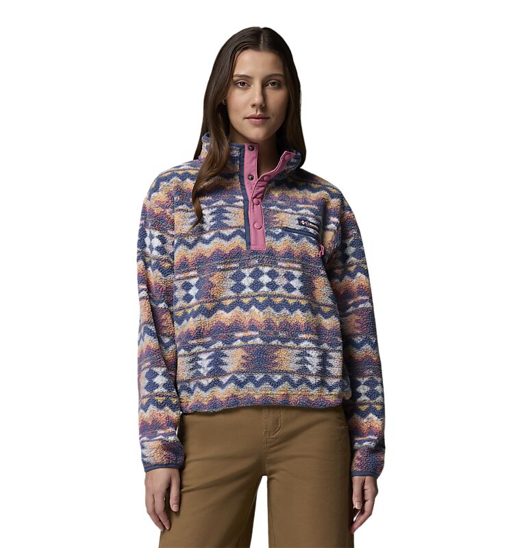 COLUMBIA W Helvetia™ Ii Printed Cropped Half Snap på