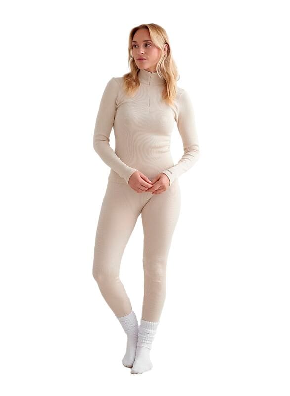 AIM´N W Ribbed Wool Half Zip på
