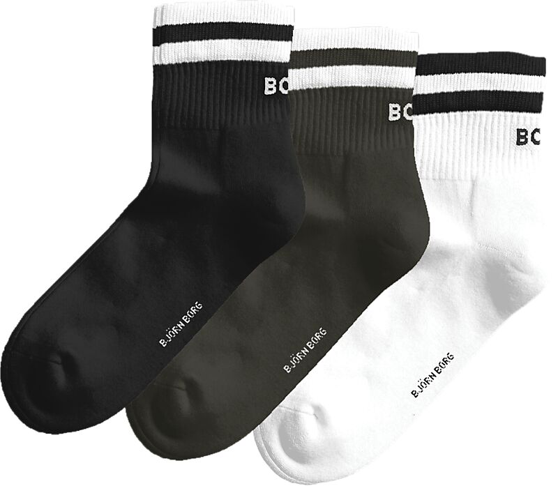 BJÖRN BORG U CLASSIC MID ANKLE SOCK 3P på