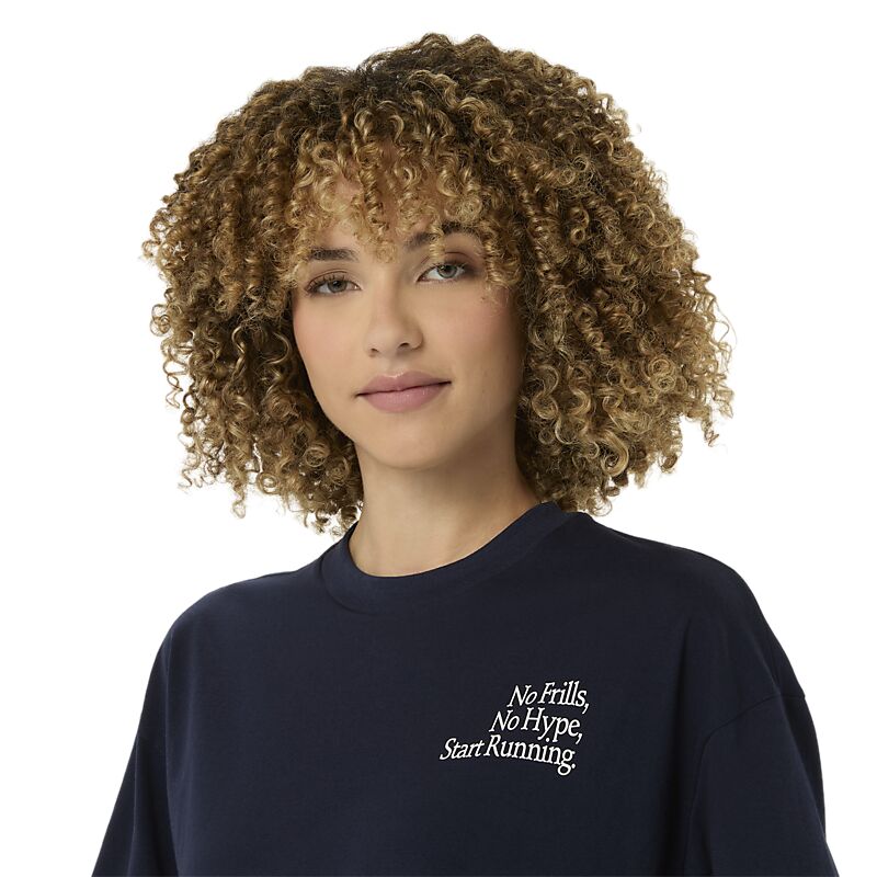 ASICS W RUNNER MESSAGE GRAPHIC TEE på