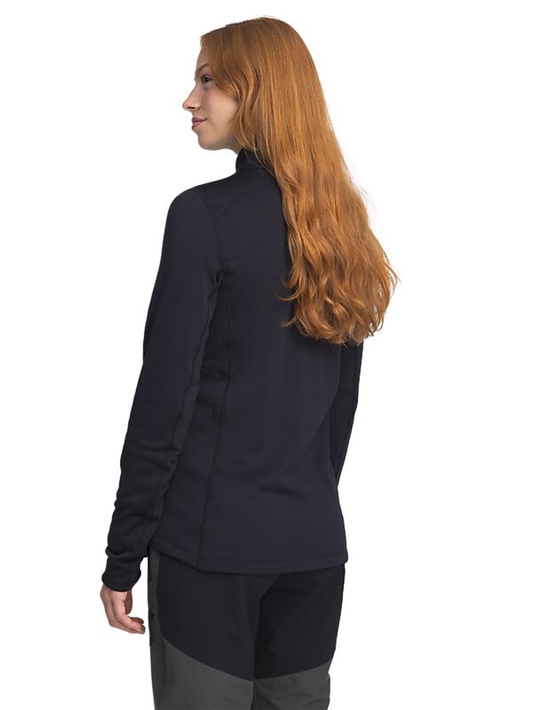EVEREST Structured Quarter Zip, funktionströja, dam på