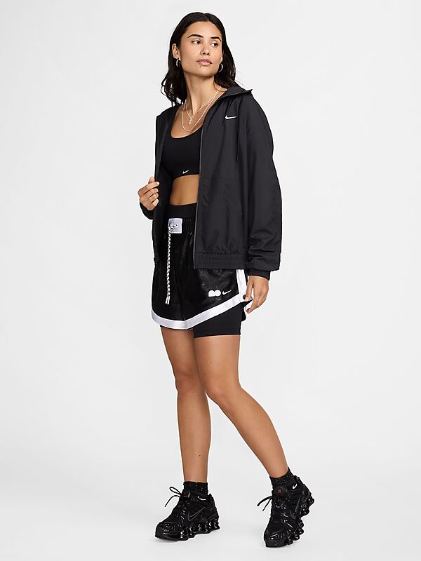 NIKE W Nsw Essntl Uv Wvn Jkt Hd på