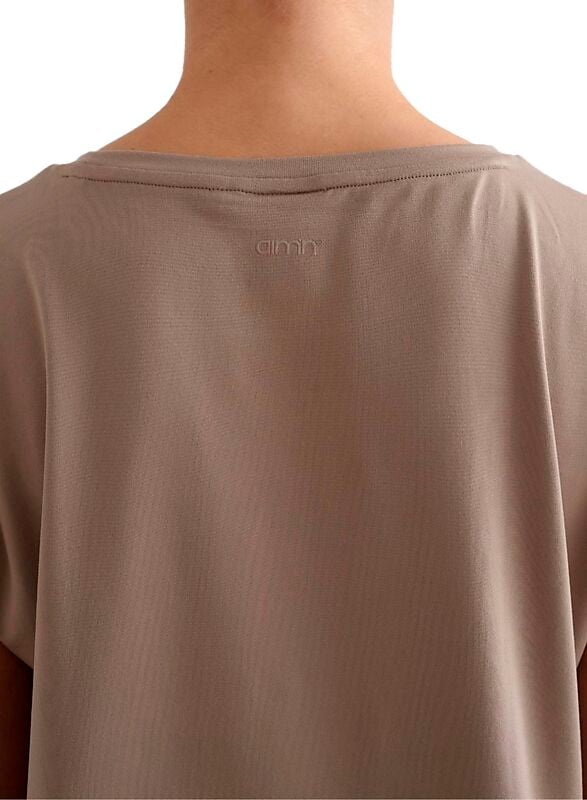 AIM´N Soft Basic Roll Sleeve Top på