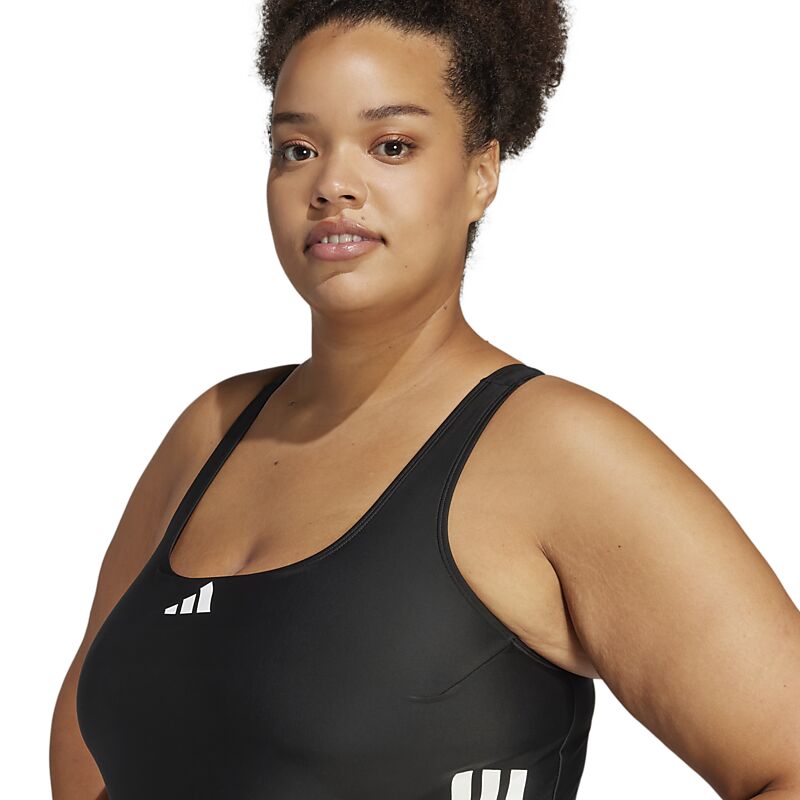 ADIDAS W 3-Stripes C-Back Swimsuit (Plus Size) på