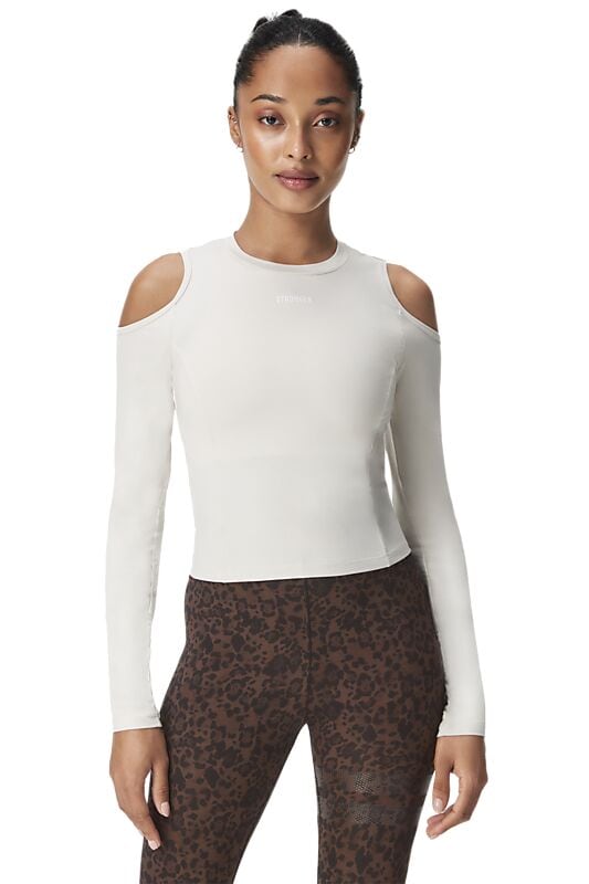 STRONGER Cut-Out Shoulder Ls Top på