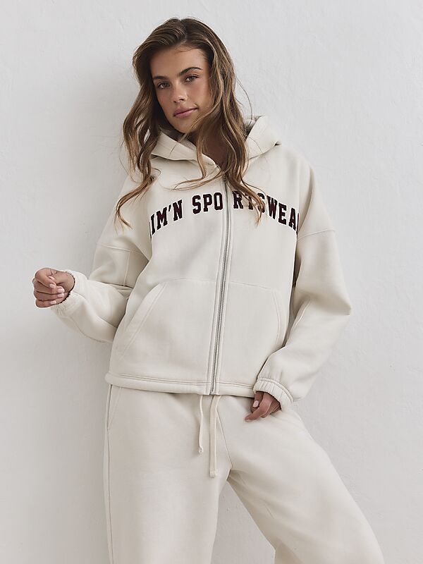 AIM´N W VARSITY SWEAT ZIP HOOD på