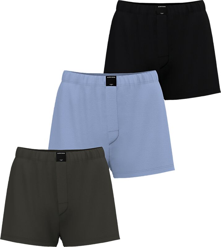 BJÖRN BORG M COTTON STRETCH JERSEY BOXER SHORTS 3P på