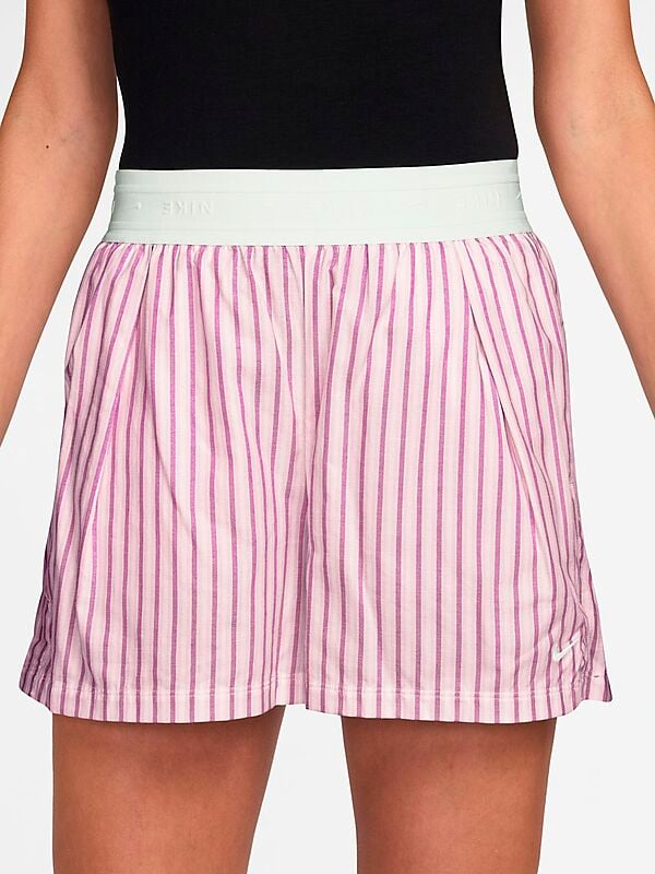 NIKE W CHILL POPLIN STRIPE SHORTS på