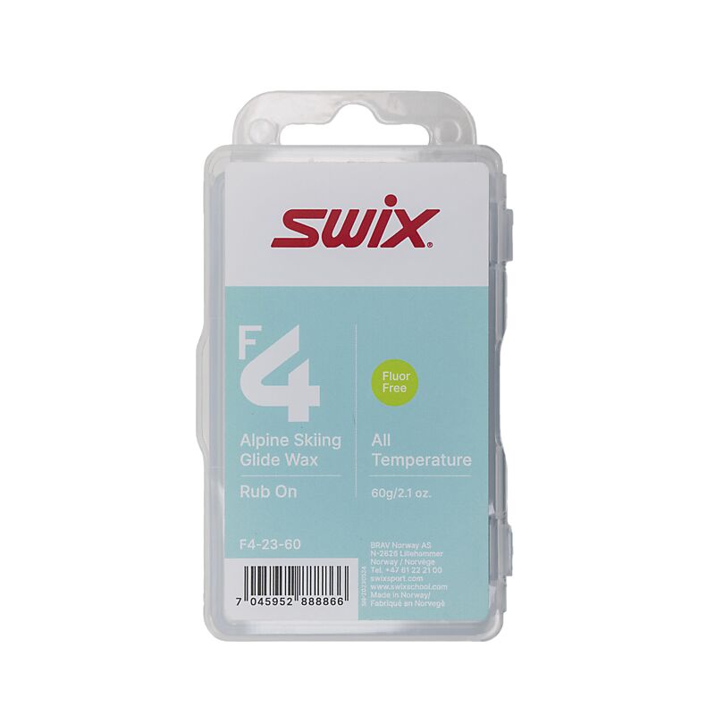SWIX F4 Glidewax Rub-On W/Cork 60g på