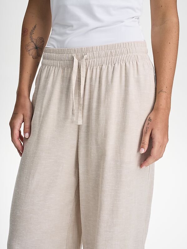 RACE MARINE W SEA SIDE LINEN PANT på