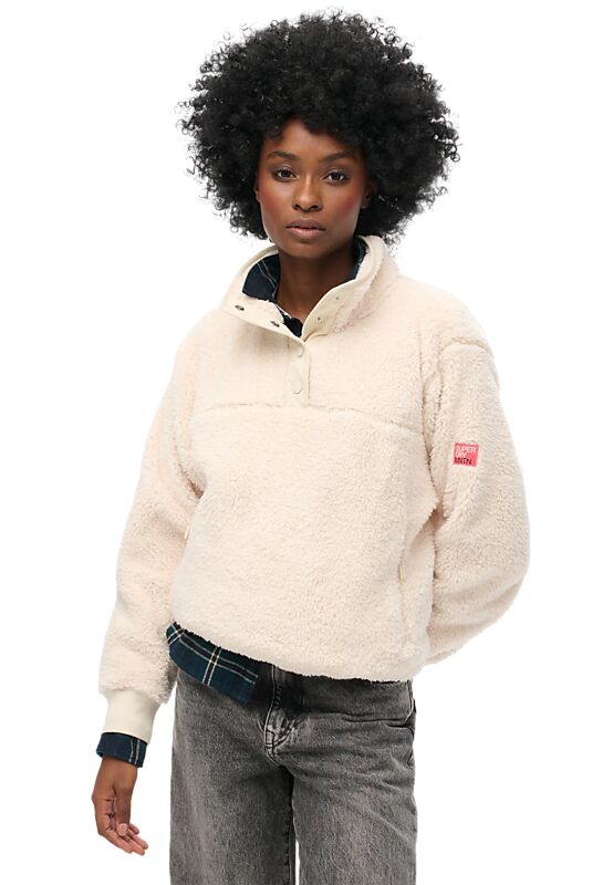 SUPERDRY W Super Soft ½ Zip på