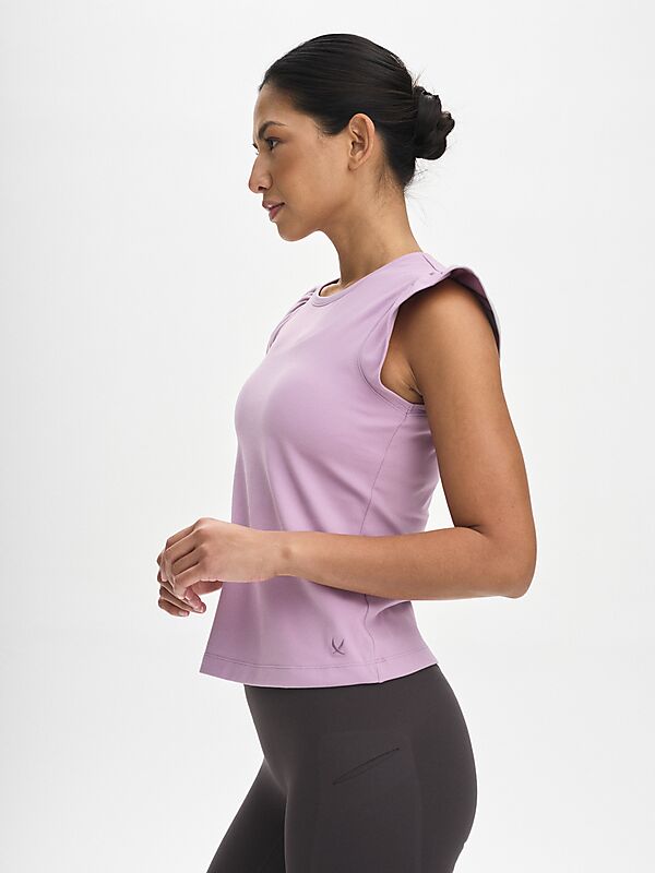 SOC W Soft Fitness Frill Top på