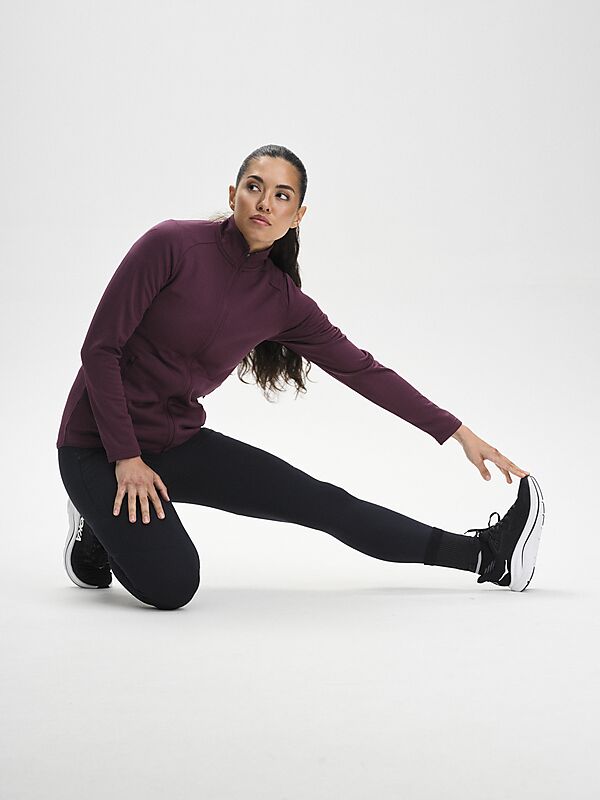 SOC W Run Warm Up Zip på