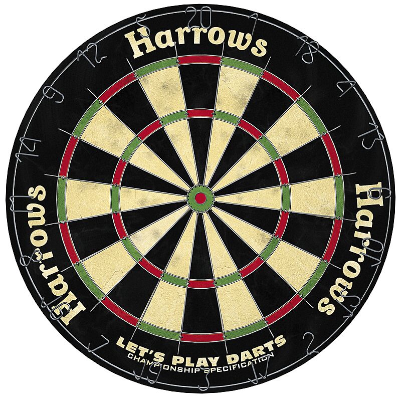 HARROWS Dartboard Let'S Play Dartset på
