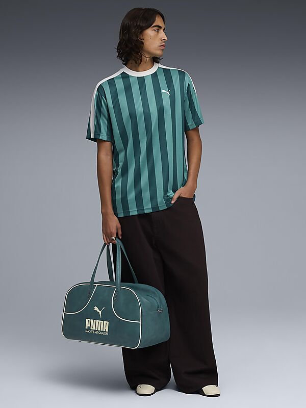 PUMA M ESS RELAXED STRIPED FOOTBALL JERSEY på