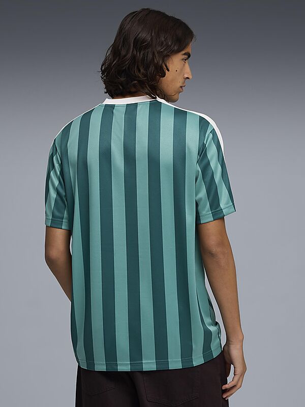 PUMA M ESS RELAXED STRIPED FOOTBALL JERSEY på