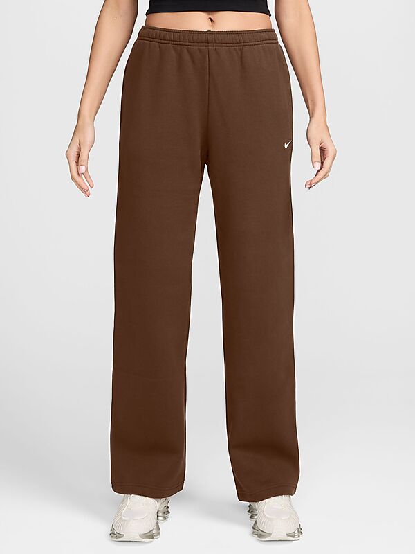 NIKE W STUDIO FLEECE MID-RISE PANTS på