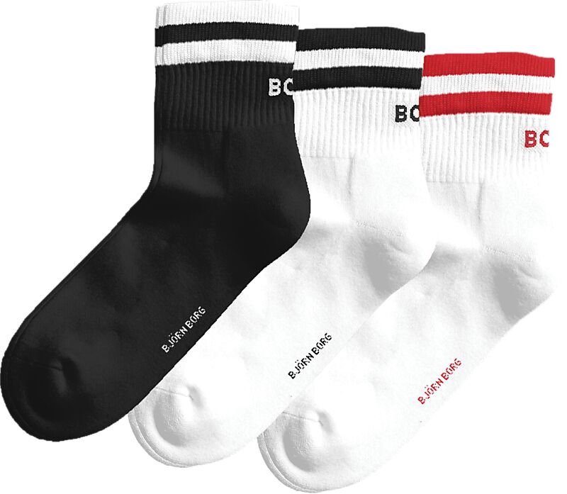 BJÖRN BORG U CLASSIC MID ANKLE SOCK 3P på