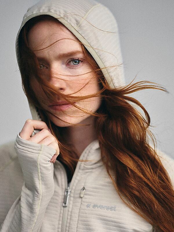 EVEREST W STRUCTURED ZIP HOOD på