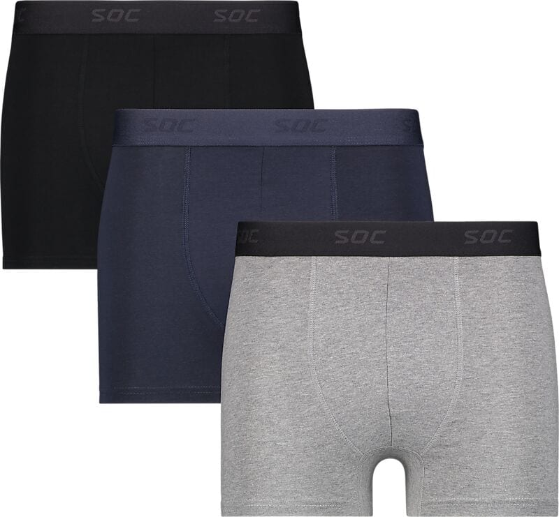 SOC M Cotton Boxer 3P på