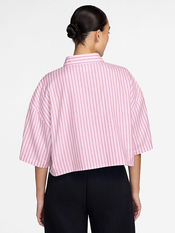 NIKE W CHILL POPLIN STRIPE SS på