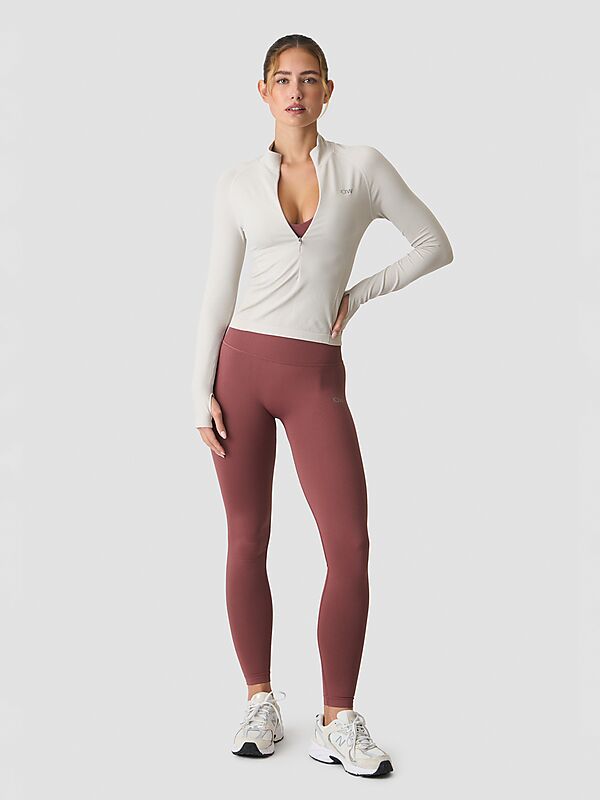ICANIWILL DEFINE SEAMLESS INVISIBLE 1/2 ZIP LS W på