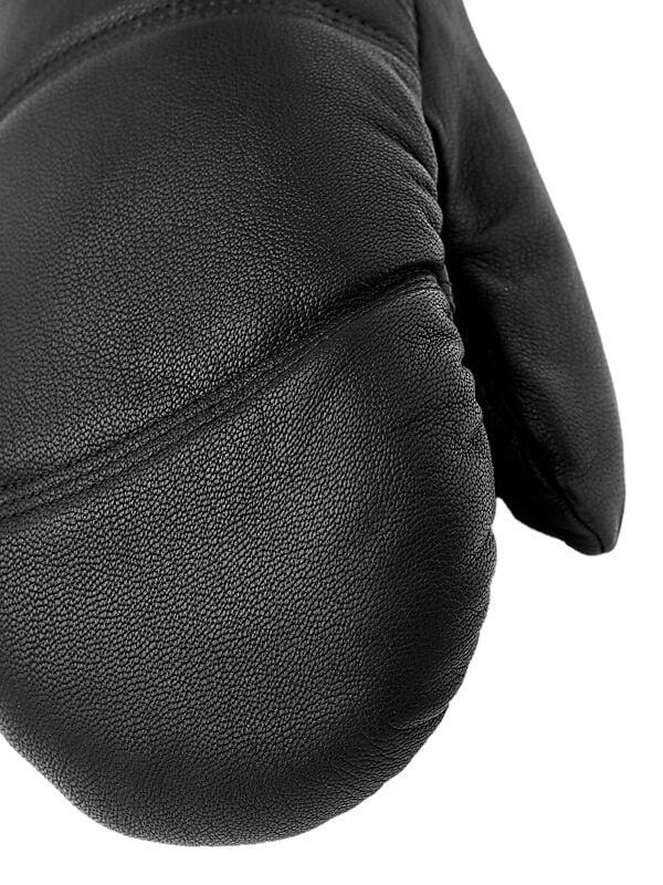 HESTRA W Leather Box Mitt på