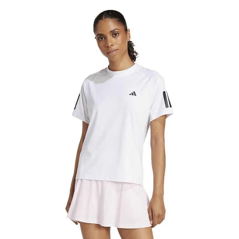 ADIDAS W Club 3-stripe Tee på