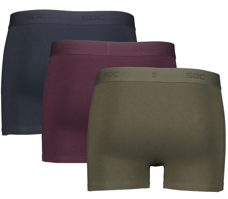 SOC M Cotton Boxer 3P på