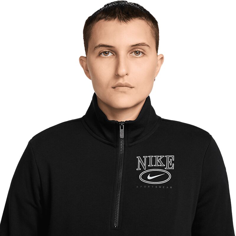 NIKE W Flc Mock Gx Qz Top på
