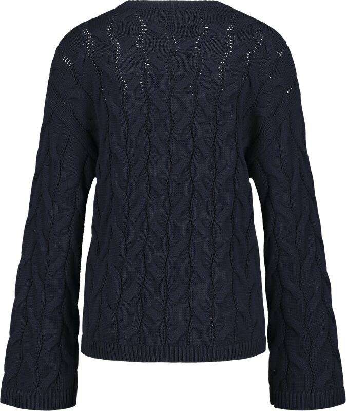 RACE MARINE W CABLE KNIT SWEATER på