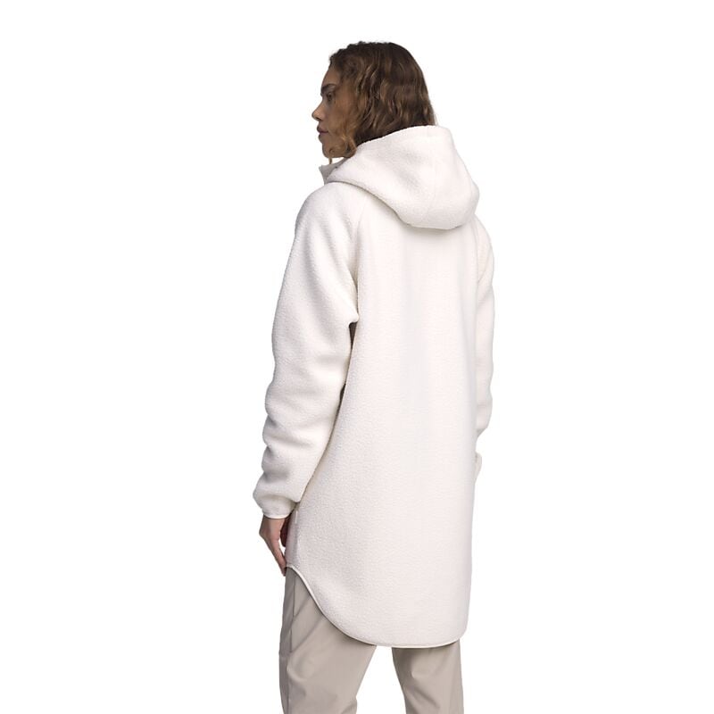 EVEREST Pile Long Hood, lång fleecetröja, dam på