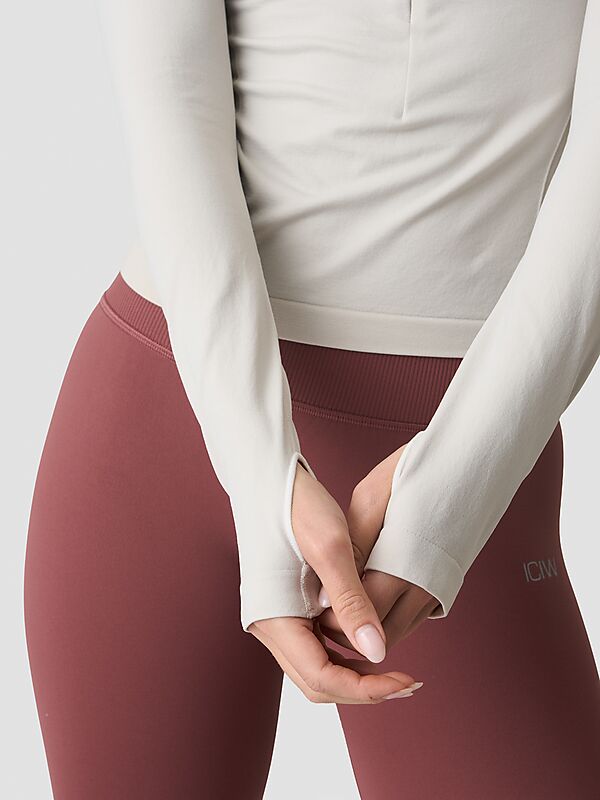 ICANIWILL DEFINE SEAMLESS INVISIBLE 1/2 ZIP LS W på