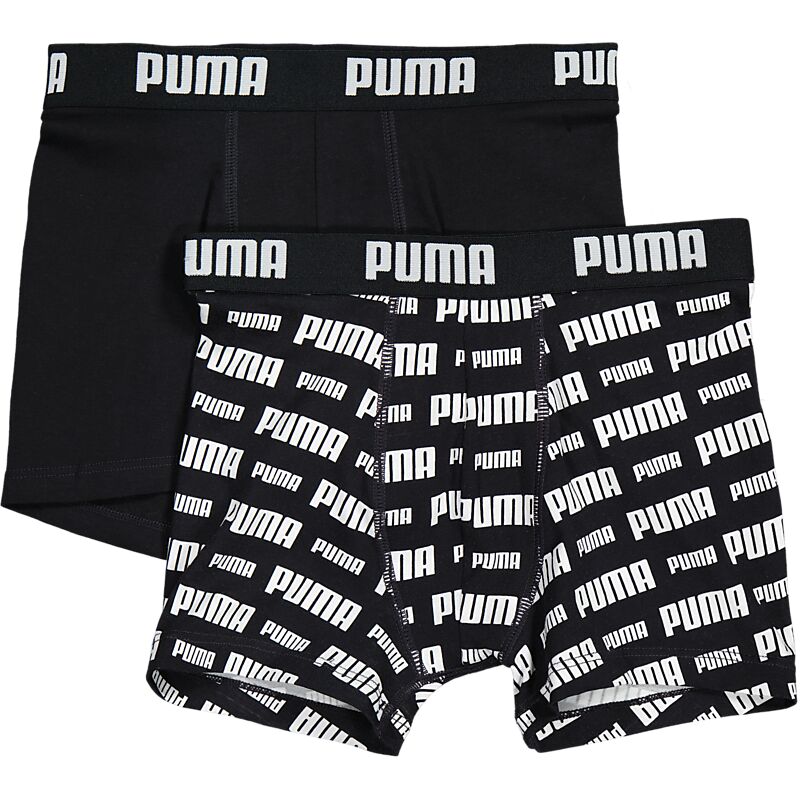 PUMA J Everyday Logo Print Boxers 2p på