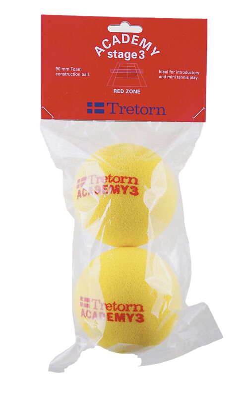 TRETORN Academy Red Foam 2 Pk på