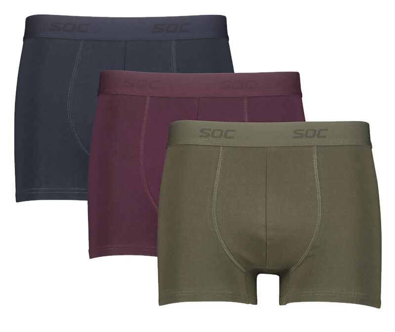 SOC M Cotton Boxer 3P på