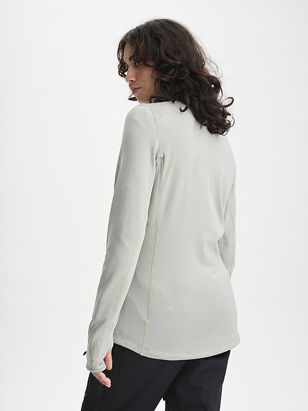 EVEREST Structured Quarter Zip, funktionströja, dam på