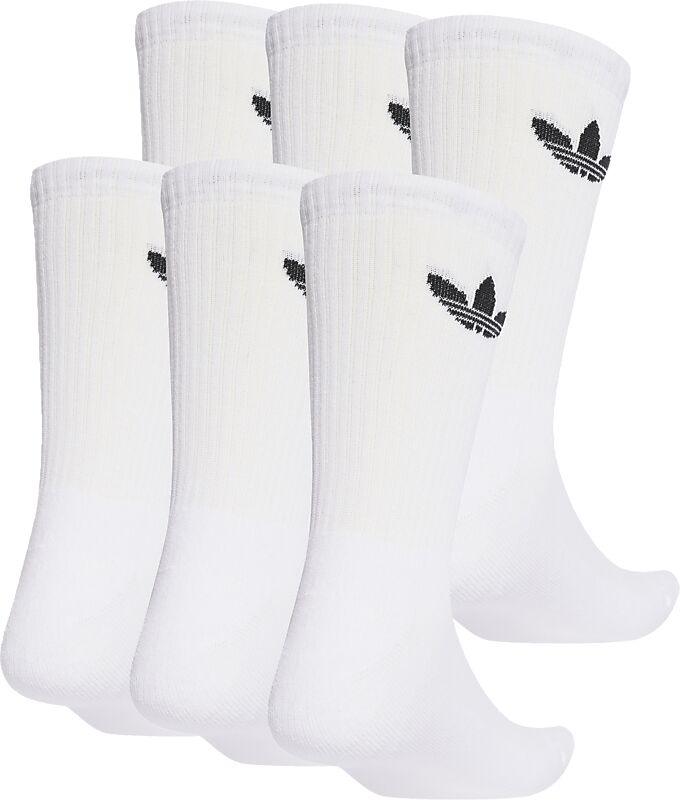 ADIDAS ORIGINALS U Trefoil Cushion Crew Socks 6 Pairs på