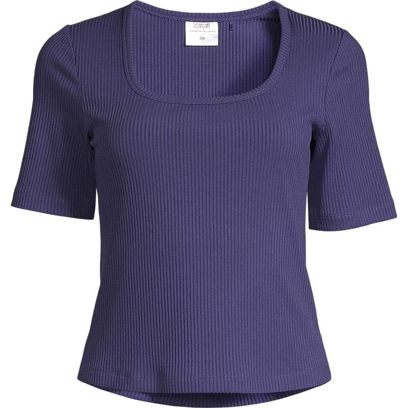 CASALL W Scoop Rib Tee på