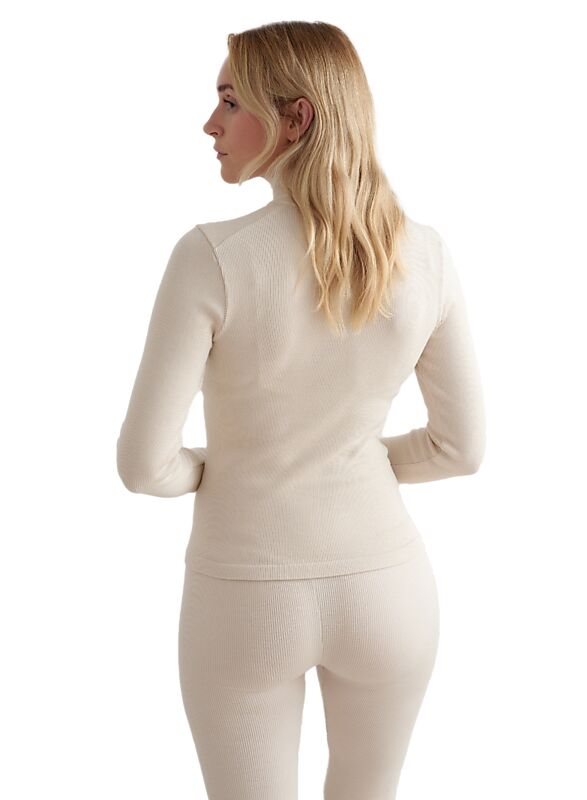 AIM´N W Ribbed Wool Half Zip på