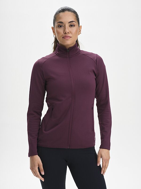 SOC W Run Warm Up Zip på
