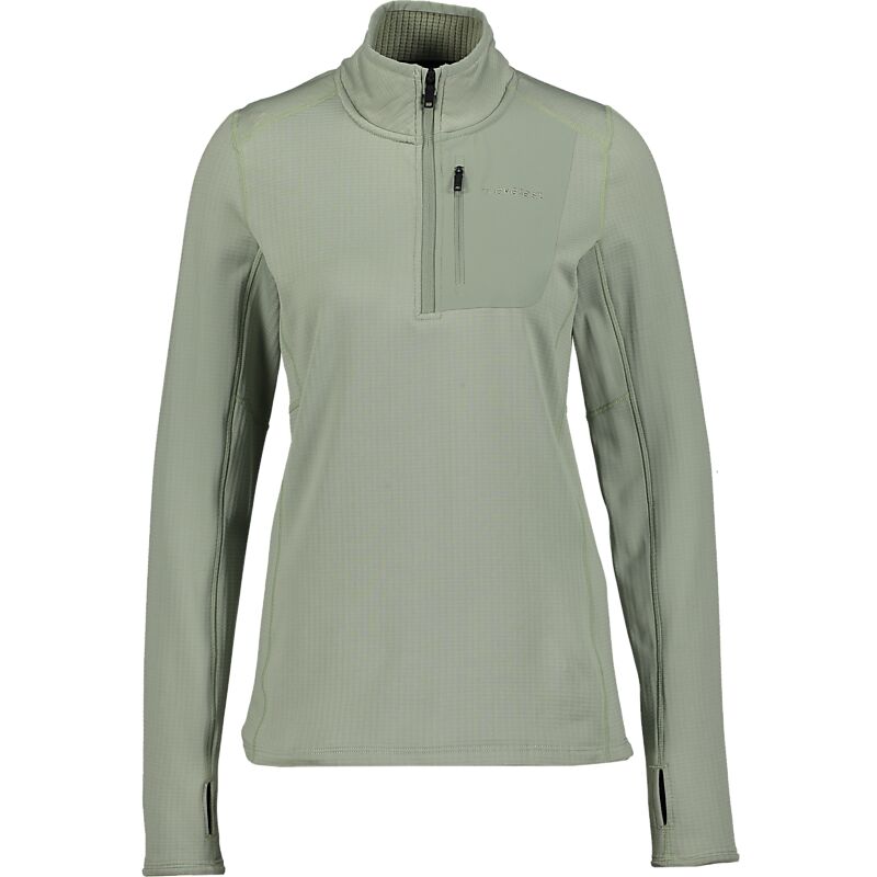 EVEREST Structured Quarter Zip, funktionströja, dam på