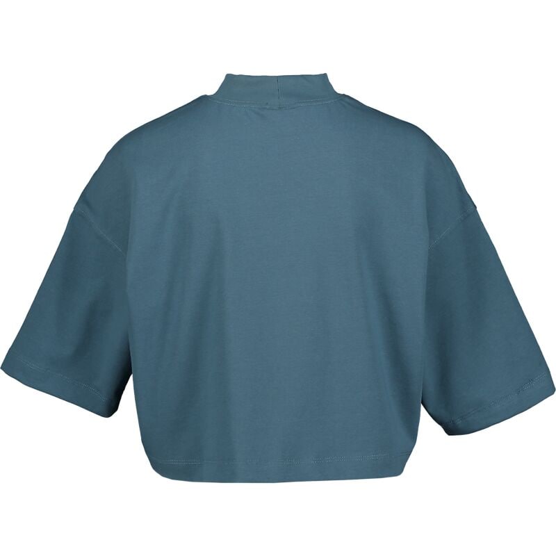 ICANIWILL E Everyday Cropped Mock Neck T-Shirt på