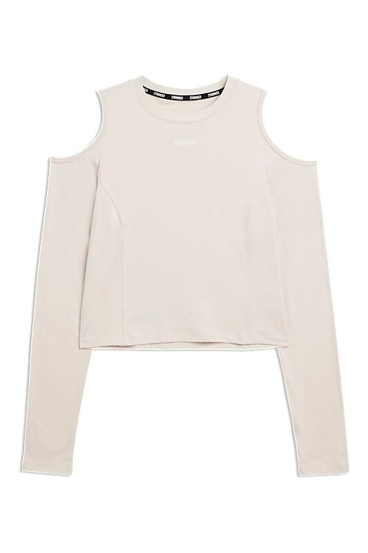 STRONGER Cut-Out Shoulder Ls Top på